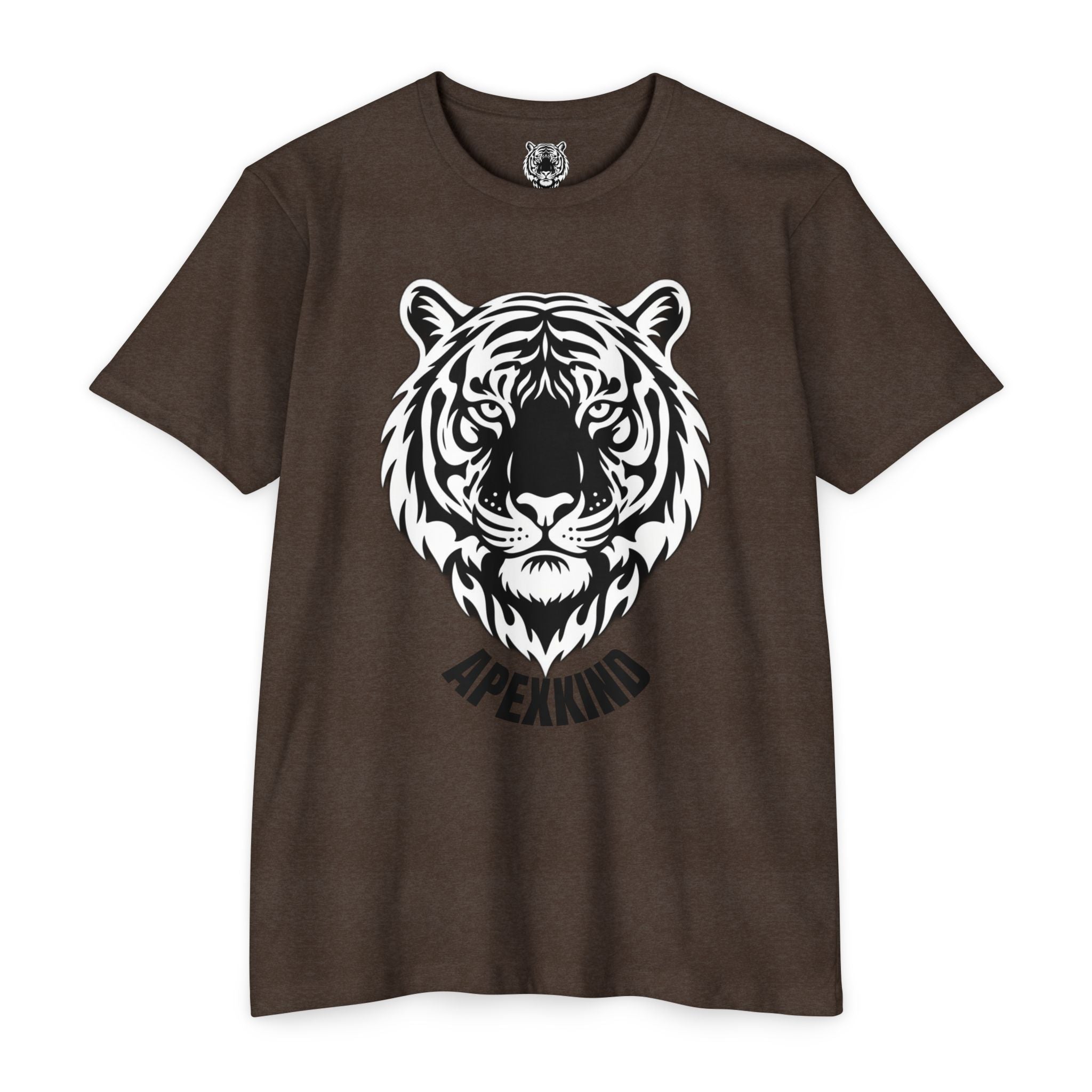 Tribal Flame Siberian Tiger T-Shirt