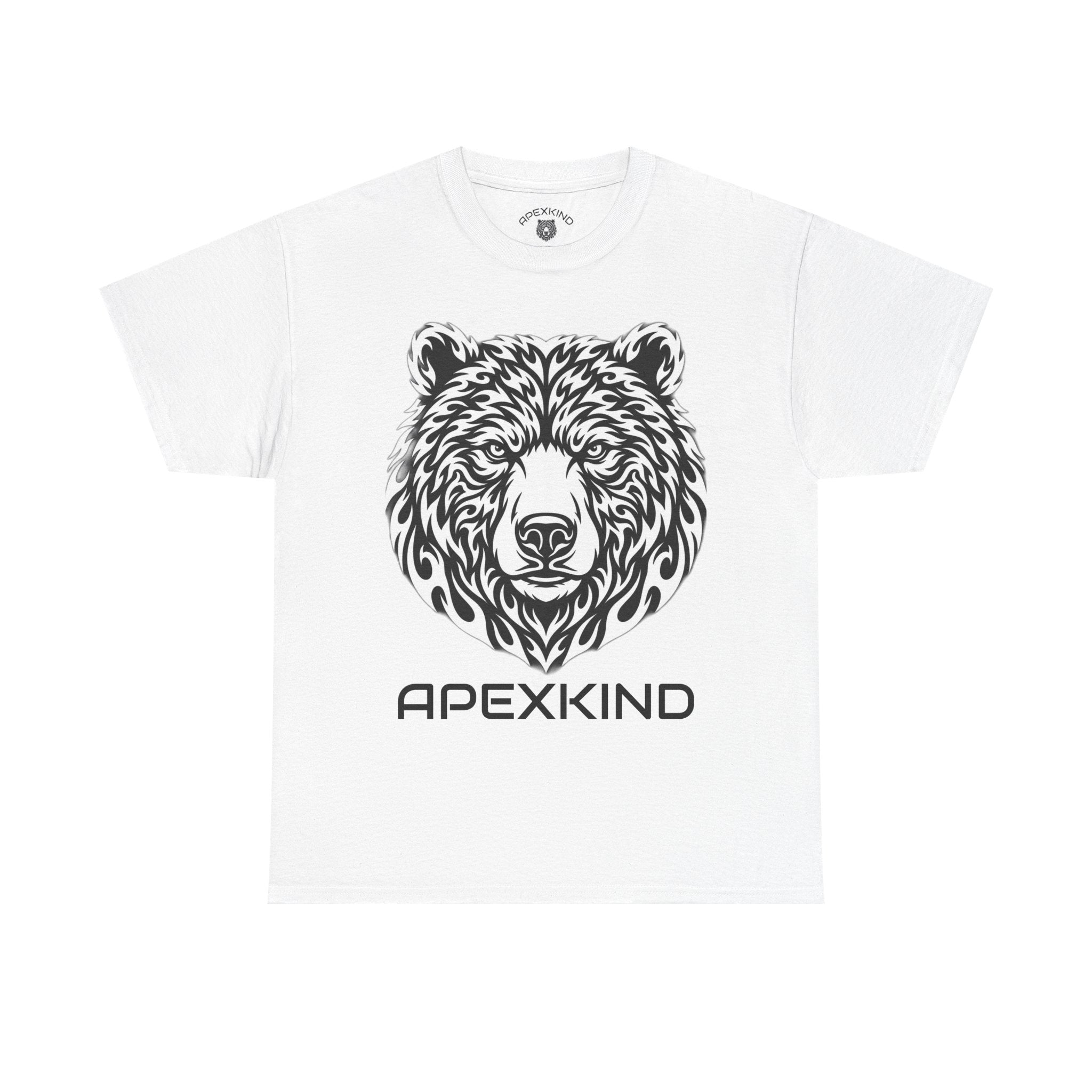 Bear Logo T‑Shirt — APEXKIND 'Stay Apex, Stay Driven' Graphic Tee