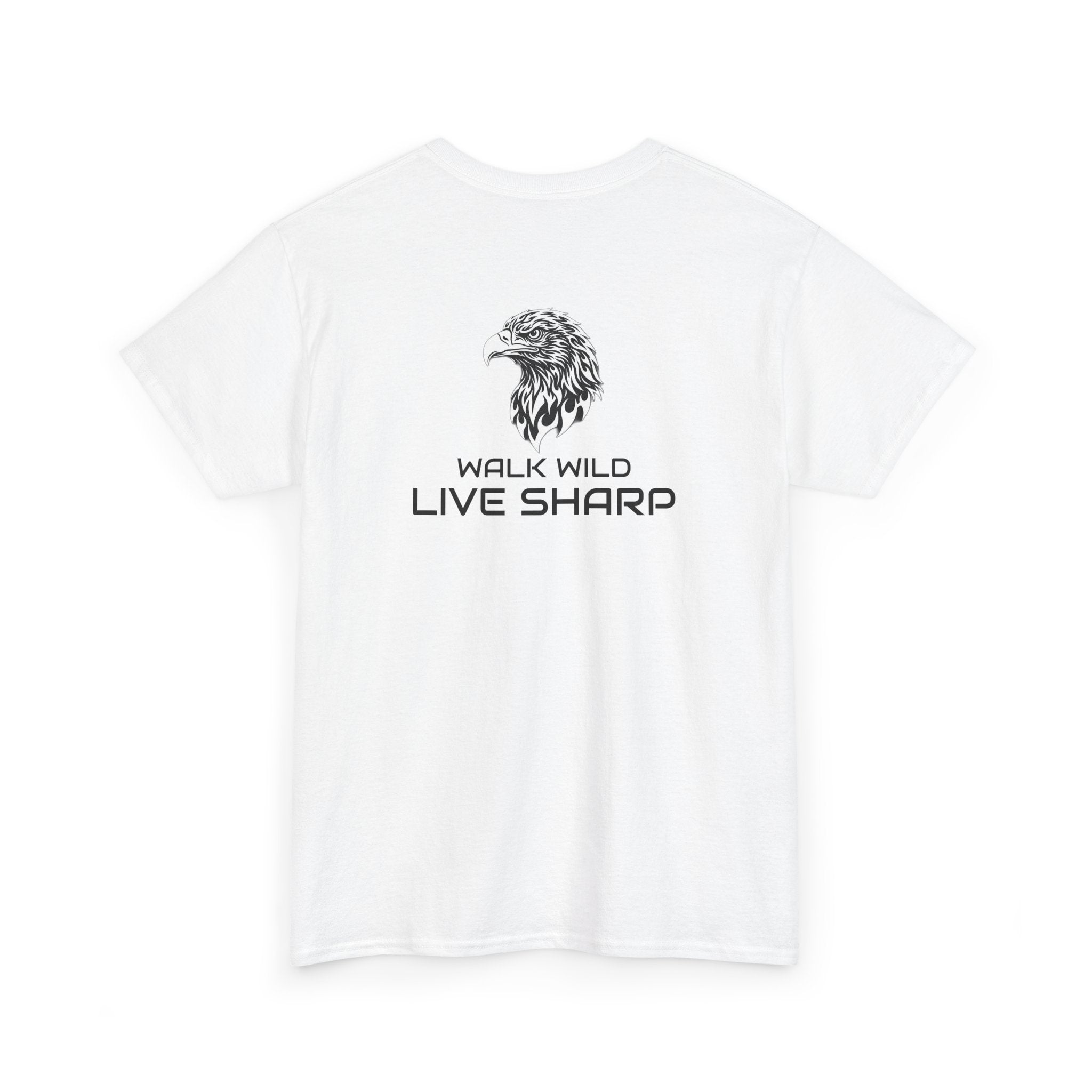 ApexKind Eagle T-Shirt — 'Walk Wild LIve Sharp' Graphic Tee